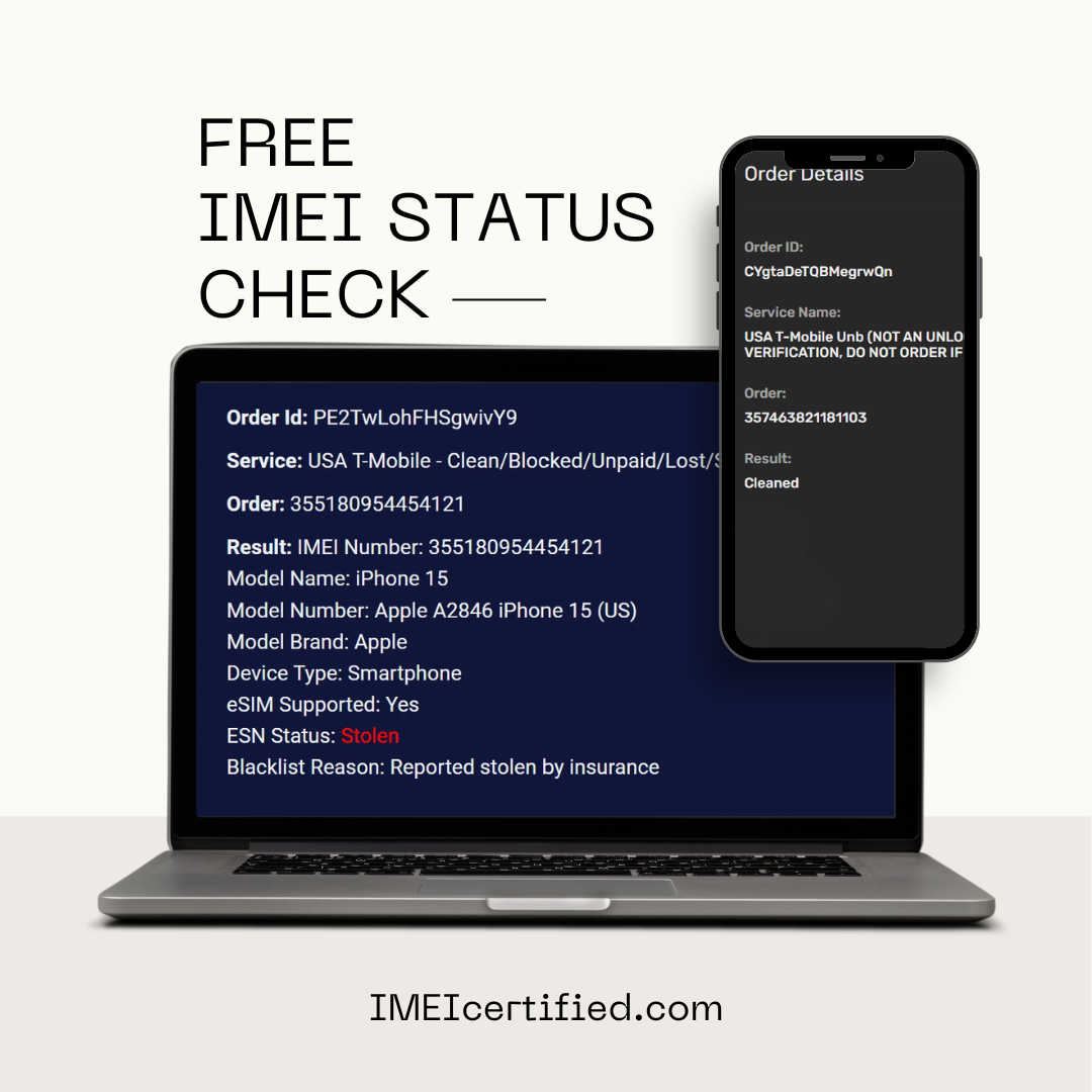 Free IMEI Certified Status Check